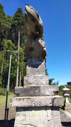 村社鹿島神社　狛犬