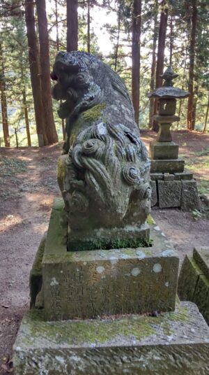 沢井八幡神社　狛犬