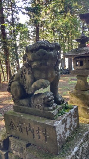 沢井八幡神社　狛犬